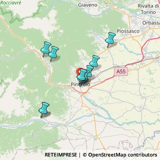 Mappa Via Trombotto, 10064 Pinerolo TO, Italia (5.34273)