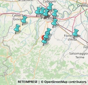 Mappa Via dei Cedri, 29020 Vigolzone PC, Italia (14.82692)