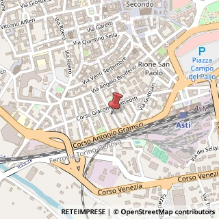 Mappa Via San Francesco, 35, 14100 Asti, Asti (Piemonte)