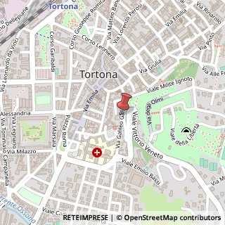 Mappa Via Galileo Galilei, 7, 15057 Tortona, Alessandria (Piemonte)