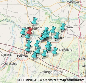 Mappa Via Piero Gobetti, 42041 Brescello RE, Italia (9.89)