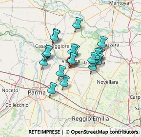 Mappa Via Piero Gobetti, 42041 Brescello RE, Italia (10.012)