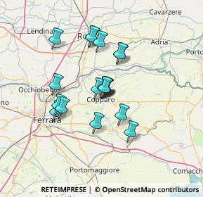 Mappa Via Cavour, 44034 Copparo FE, Italia (10.64778)