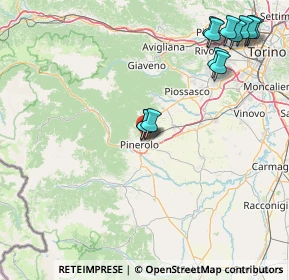 Mappa Via San Luca, 10064 Pinerolo TO, Italia (19.135)