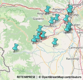 Mappa Via Monte Freidour, 10064 Pinerolo TO, Italia (15.63733)