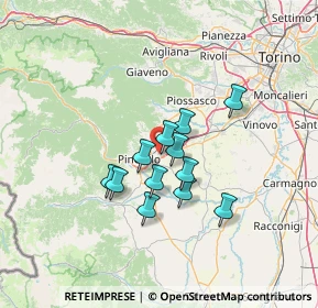 Mappa Via Monte Freidour, 10064 Pinerolo TO, Italia (9.94917)