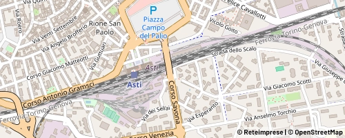 Mappa Asti