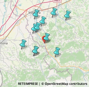 Mappa Via Eugenio Montale, 27052 Godiasco Salice Terme PV, Italia (6.54636)