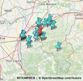 Mappa Via Eugenio Montale, 27052 Godiasco Salice Terme PV, Italia (10.4805)