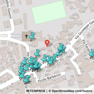 Mappa Via Garibaldi, 44034 Copparo FE, Italia (0.08077)