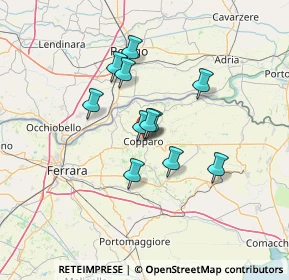 Mappa Via Garibaldi, 44034 Copparo FE, Italia (10.06364)