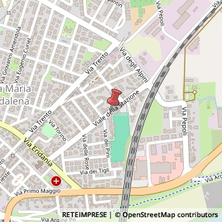 Mappa Via della Stazione,  49, 45030 Occhiobello, Rovigo (Veneto)