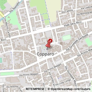Mappa Piazza della Libertà, 22, 44034 Copparo, Ferrara (Emilia Romagna)