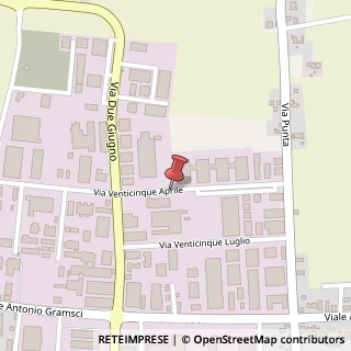 Mappa Via XXV Aprile, 39/41, 41037 Mirandola, Modena (Emilia Romagna)