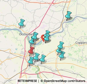 Mappa Via dei Calzolai, 44123 Francolino FE, Italia (6.44938)