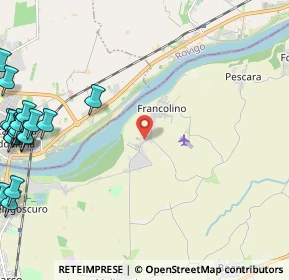 Mappa Via dei Calzolai, 44123 Francolino FE, Italia (3.5995)
