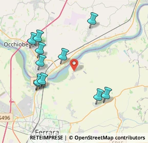 Mappa Via dei Calzolai, 44123 Francolino FE, Italia (4.20909)