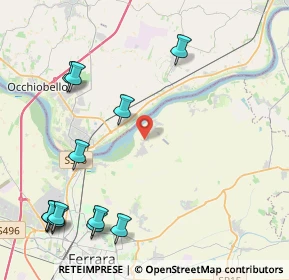 Mappa Via dei Calzolai, 44123 Francolino FE, Italia (5.68769)