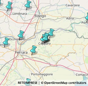 Mappa Via Marino Carletti, 44034 Copparo FE, Italia (23.99176)
