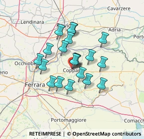 Mappa Via Marino Carletti, 44034 Copparo FE, Italia (10.336)