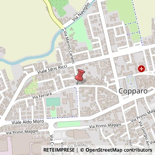 Mappa Via Marino Carletti,  10, 44034 Copparo, Ferrara (Emilia Romagna)