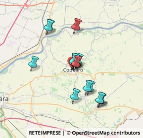 Mappa Via Marino Carletti, 44034 Copparo FE, Italia (5.3)