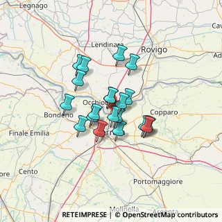 Mappa Via G. de Chirico, 45030 Occhiobello RO, Italia (9.651)