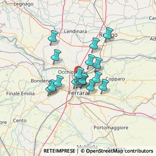 Mappa Via G. de Chirico, 45030 Occhiobello RO, Italia (10.05235)