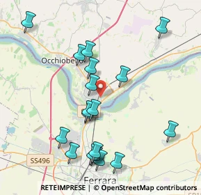 Mappa Via G. de Chirico, 45030 Occhiobello RO, Italia (4.22889)