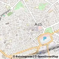Karte Asti