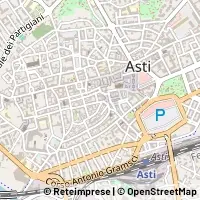 Karte Asti