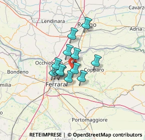 Mappa Via Motta, 44123 Ferrara FE, Italia (8.17154)
