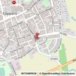Mappa Via Giuseppe Mazzini, 36, 44034 Copparo FE, Italia,  Copparo, Ferrara (Emilia Romagna)