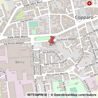 Mappa Via I Maggio, 189, 44034 Copparo, Ferrara (Emilia Romagna)