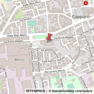 Mappa Via I Maggio, 189, 44034 Copparo, Ferrara (Emilia Romagna)