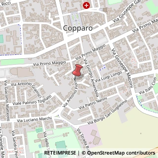 Mappa Via fiorini a. 30, 44034 Copparo, Ferrara (Emilia Romagna)