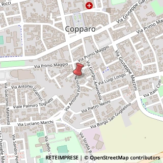 Mappa Via A. Fiorini, 26, 44034 Copparo FE, Italia, 44034 Copparo, Ferrara (Emilia Romagna)