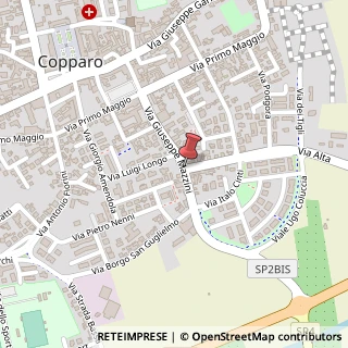 Mappa Via mazzini giuseppe 24, 44100 Copparo, Ferrara (Emilia Romagna)