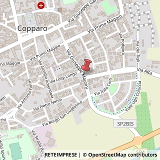 Mappa Via Giuseppe Mazzini,  91, 44100 Copparo, Ferrara (Emilia Romagna)
