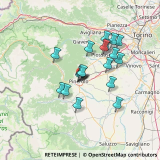 Mappa Via F.lli Giuliano, 10064 Pinerolo TO, Italia (12.07895)