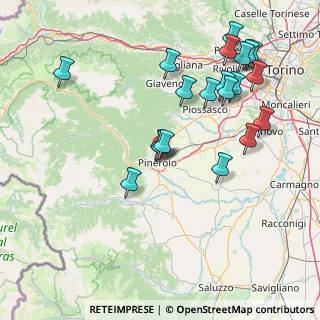 Mappa Via F.lli Giuliano, 10064 Pinerolo TO, Italia (17.373)