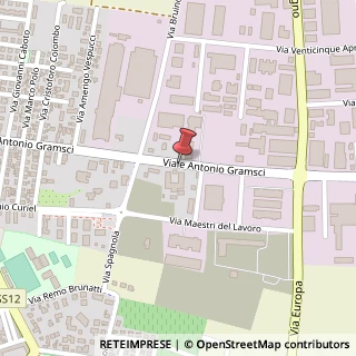 Mappa Viale Antonio Gramsci, 82, 41037 Mirandola, Modena (Emilia Romagna)