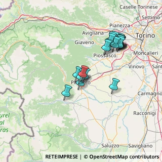 Mappa Via Caprilli, 10064 Pinerolo TO, Italia (14.0285)