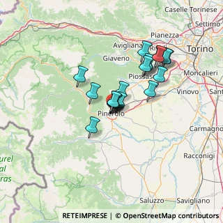 Mappa Via Federico Caprilli, 10064 Pinerolo TO, Italia (10.4015)