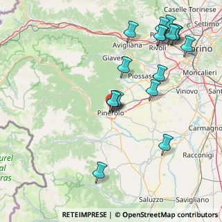 Mappa Via Federico Caprilli, 10064 Pinerolo TO, Italia (18.95647)
