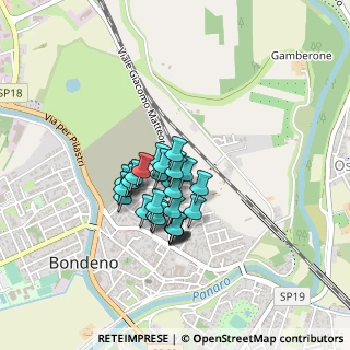 Mappa Supermercati B2 Bondeno, 44012 Bondeno FE, Italia (0.27931)
