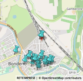 Mappa Supermercati B2 Bondeno, 44012 Bondeno FE, Italia (0.5415)