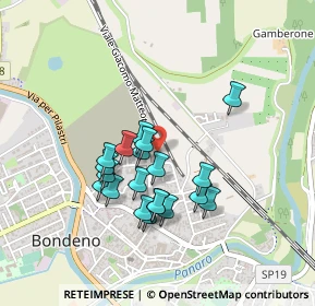 Mappa Supermercati B2 Bondeno, 44012 Bondeno FE, Italia (0.372)