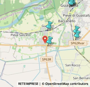 Mappa Via XXV Aprile, 42044 Gualtieri RE, Italia (3.34909)