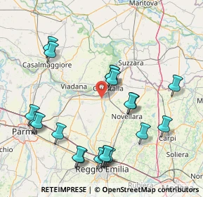 Mappa Via XXV Aprile, 42044 Gualtieri RE, Italia (17.8925)